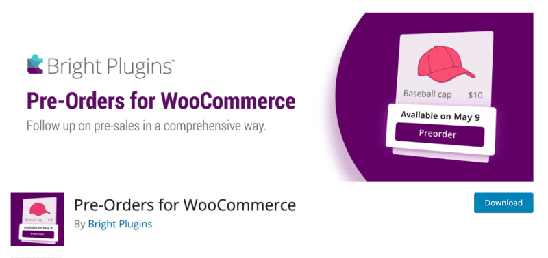 Preorders for WooCommerce Plugin